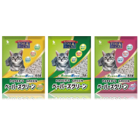 日本FORCAT-變色凝結紙貓砂《無香/檜木香/肥皂香》兩包組