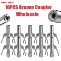 10PCS Grease Coupler Wholesale 10000PSI Heavy-Duty Quick Release Oil Grease Gun Coupler Oil Pump 2 Press Grease Gun Repair Tool