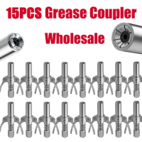 15PCS Grease Coupler Wholesale 10000PSI Heavy-Duty Quick Release Oil Grease Gun Coupler Oil Pump 2 Press Grease Gun Repair Tool