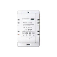 Smart Switch 85v-265v Wifi Breaker Support Bluetooth With Metering 20a Child Lock Function Universal Breaker Smart Home Breaker
