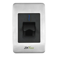 Biometric Fingerprint Reader FR1500 RS485 Fingerprint Reader compatible for ZKTeco Inbio Board metal Stainless Steel Reader