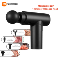 Xiaomi Mijia Massage Gun Muscle Relaxation Deep Tissue Massager Dynamic Therapy Vibrator Shaping Pain Relief Back Foot Massager