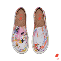 【uin】西班牙原創設計 女鞋 彩色紋身彩繪休閒鞋W1960646(彩繪)