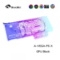Bykski A-VEGA-FE-X Full Coverage GPU Water Block For AMD/MSI/GIGABYTE/SAPPHIRE/XFX Radeon RX Vega 56/64 Graphics Card,GPU Cooler
