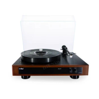 Amari LP-12S Phonograph Vinyl Record Player with 9"250 Tonearm Sing and Playback Disc Suppression Governor