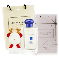 【Jo Malone】聖誕限量 藍風鈴香水 100ml 附禮盒+提袋(+聖誕麋鹿擴香石-國際航空版)