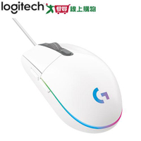 Logitech羅技 炫彩遊戲滑鼠G102-白【愛買】