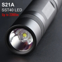 Convoy S21A with SST40 Led Inside Flash Light Powerful Flashlight 21700 Lanterna Camping Fishing Ouside Lighting BicycleTorch
