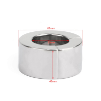 Magnetic Stainless Steel Ball Stretcher Man Enhancer Chastity Ring