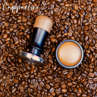 2025 Walnut Wood Constant Force Tamper Italian Coffee Press Tamper Set Elastic Tamper 51/58mm