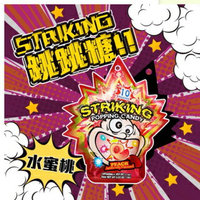 🔥 現貨 香港 Striking 索勁 跳跳糖爆炸糖 （15g/包）可樂 水蜜桃 檸檬茶 跳跳糖 糖果