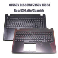 Rus US Latin Spanish Keyboard for ASUS GL553V GL553VW GL553VE ZX53V GL553V FX553V FX53V FX53VE With Backlit