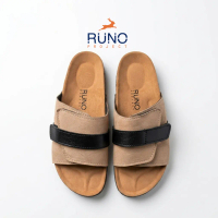 Kyoto Beige Classic Sole Runo Project - Sandal Footbed Pria Slides Cork Birken Docmart Klasik Anti S