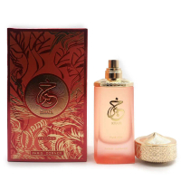 KHAIR FUSION EDP PERFUME 100ML , Natural Spray Parfum Merah Geometric Diamond Bottle Journey Unisex 
