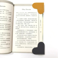 bookmark for books Vintage Mini Heart Corner Page Marker for For Reader Students Kids Gift