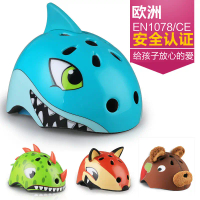 2026 Bicycle Safety Helmet Children's Cartoon Cycling Helmet Bike Skateboard Safety Helmet Electric 