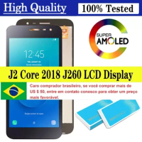 High Quality Super Amoled 5'' for Samsung J2 Core J260 LCD Display Screen Touch Screen Digitizer Assembly Repair Parts