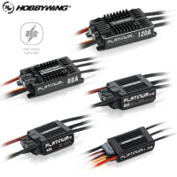Hobbywing Platinum Pro V4 Brushless ESC 25A 40A 60A 80A 120A Electronic Speed Controller 3-6S Lipo Built-in BEC for RC Drones
