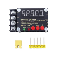 MAX31865 Temperature Measurement Module Collector High Precision PT100 PT1000 Serial Port Host Computer for Ardunio/STM32/PI
