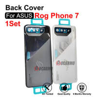 1Pcs For ASUS ROG Phone 7 ROG7 Back Cover Rear Battery Frame Replacement Parts