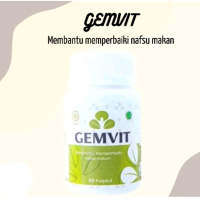 gemvit penggemuk badan penambah berat badan original bpom - Isi 60 kapsul