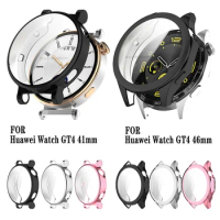 Protector Case for Huawei Watch GT4 41mm&amp;46mm Screen Protector Shell for Huawei Watch GT 4 46mm Electroplated Bumper Accessories
