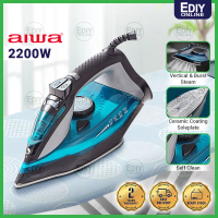 γnewγ AIWA AW-128SI 2200W POWERFUL STEAM IRON CERAMIC COATING SOLEPLATE SETERIKA WAP Similar Tefal