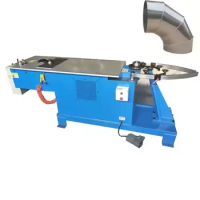 Best selling HVAC elbow tube making machine horizontal hydraulic shrimp elbow machine for air conditional