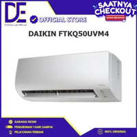 DAIKIN FTKQ50UVM4 AC Flash Inverter 2 PK R32 Putih Low Watt Super PCB