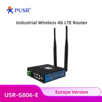 PUSR EMEA &amp; APAC industrial 4G LTE Router 2G 3G WIFI router with sim card slot support openVPN 4g wifi router outdoor USR-G806-E