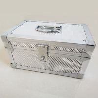 鋁合金收納箱大號收錢箱箱手提箱保險箱用票據箱市收錢箱