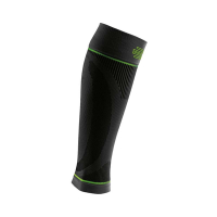 BAUERFEIND 專業運動小腿壓縮束套加長版-護具  保爾範 一雙入 29352021700-04 黑螢光綠