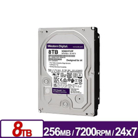 WD 紫標Pro Purple PRO 8TB 3.5吋監控系統硬碟 WD8001PURP