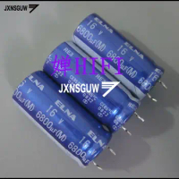 10PCS ELNA RE3 16V6800UF 16X35MM blue robe audio Aluminum electrolytic capacitors 6800uF/16V 85 degrees 6800UF 16V