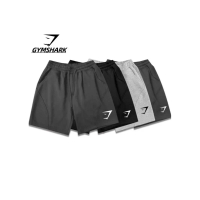 [COD]Quần short thể hình nam GYMSHARK phong cách Mỹ cổ điển, dáng suông không cuộn viền, dài đến gối