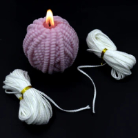 20M Candle Wick Non-Smoke Cotton Wick for Candles Candles Making Tools Set for Diy Soy Paraffin Candle Making
