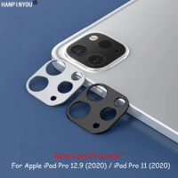 For Apple iPad Pro 12.9 (2020) / Pro 11 2020 Luxury Camera Guard Circle Metal Lens Protector Case Cover Bumper Protection Ring