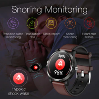 best selling snoring monitor Smart watch with precise Heart Rate Blood Pressure Monitor Smartwatch Waterproof Fitness tracker