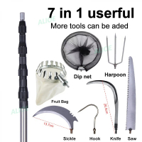TTok_6 Meter Telescopic Rod High Branch Saw - Pruning Branch Cutter, Fruit Picker, Tree Trimming Too