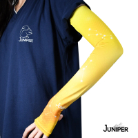 【Juniper 朱尼博】Coolmax涼感防曬止滑穿指袖套 TJP004(MIT台灣製造)