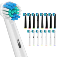 Replacement Toothbrush Heads Compatible with Oral-B Braun, 16 Pcs Professional Electric Brush Heads for Oral B Replacement Heads