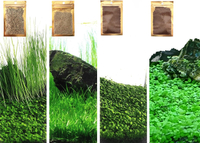 4 in 1 Aquarium Plant S.e.e.ds no Artificial Plastic Plant Live Grass for Fish Tank fit All Substrat