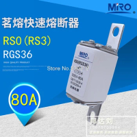 MRO Mingrong RS0-80A Fast Fuse RGS36 RS3 80A Insurance Tube RSO-80A-5PCS/LOT