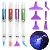 LED Lighting Point Drill Pens Multi-placer Diamond Painting Pen Replacement Pen Heads Cross Stitch Nail Art Embroidery Accessori