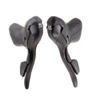 Micronew Double 9 Speed Road Bike Shifters 2x9s for Shimano ST-3500 Sora Shifter/Brake Lever STI Set (2x9 Speed)