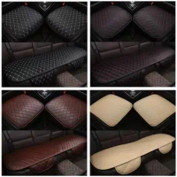 Front Rear Leather Car Seat Covers For Honda Odyssey Pilot Vezel Stream Shuttle URV Inspier XRV Automobile Seat Cushion Cover