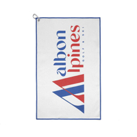 ผ้าเช็ดอุปกรณ์ GOLF & SKI TOWEL สี WHITE