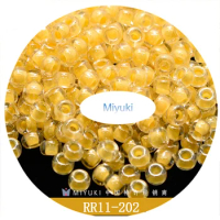 Miyuki Seed Beads Imported From Japan 2mm Glass Round Beads Pearlescent Dyed Color Beads Material for Bracelets