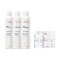 【Avene 雅漾官方直營】舒護活泉水300mlx3入(保濕化妝水/妝前噴霧)