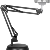 Neewer Adjustable Desktop Suspension Boom Scissor Arm Stand Holder with Base for Webcam C922 C930e C930 C920 C615